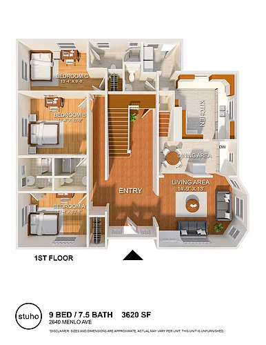 Floor plan 9 Bedroom