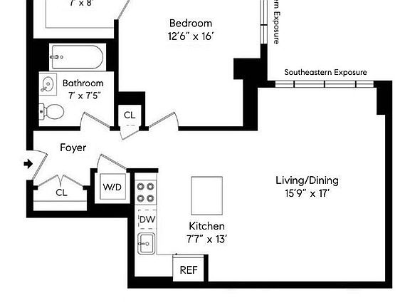 2nd image of 171 W 131st St APT 319