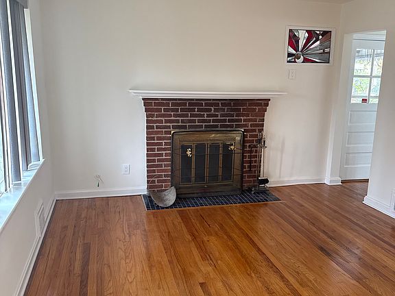 Living room with fire place