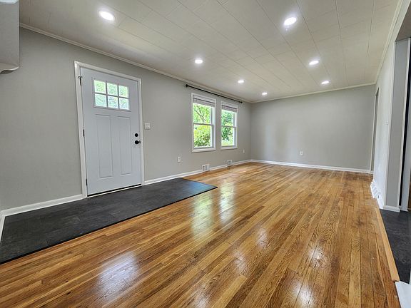 Front entryway and living/dining