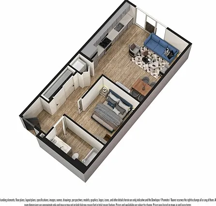 Open 1-Bed H Open 1-Bed H