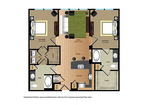 Floor plan B1