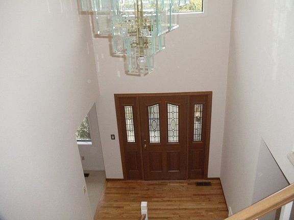 View of entry from stairs