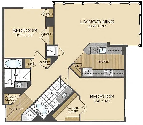 Floor plan 909- B4