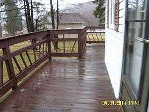 Wrap around deck