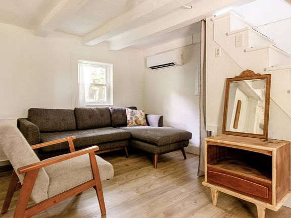 Mini-split visible for heating and cooling