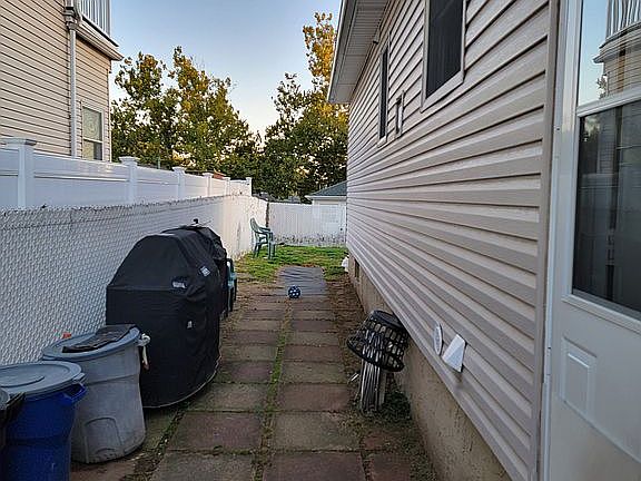 Leading to backyard
