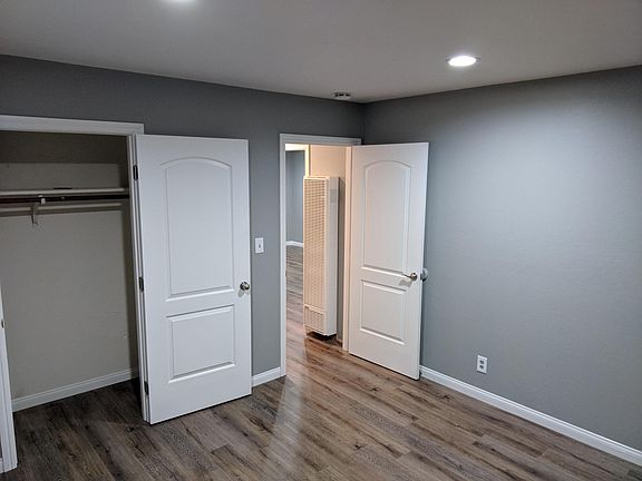 Bedroom 1, big closet, new floor, new double pane window