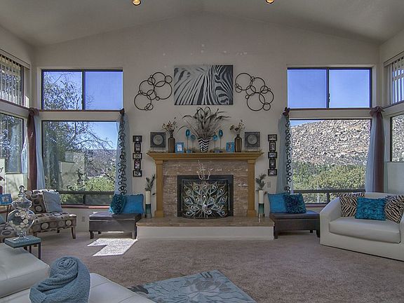 Living room w/ mnt views!