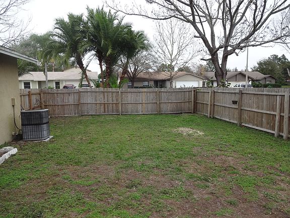 Big open back yard