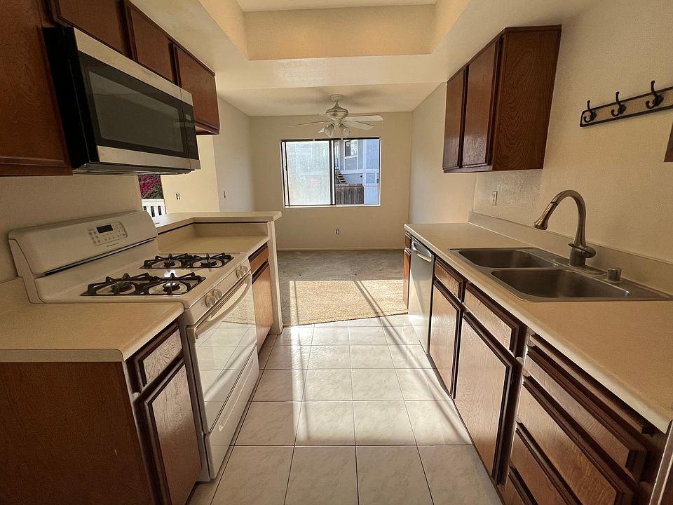 Kitchen adjacent to dining room.
