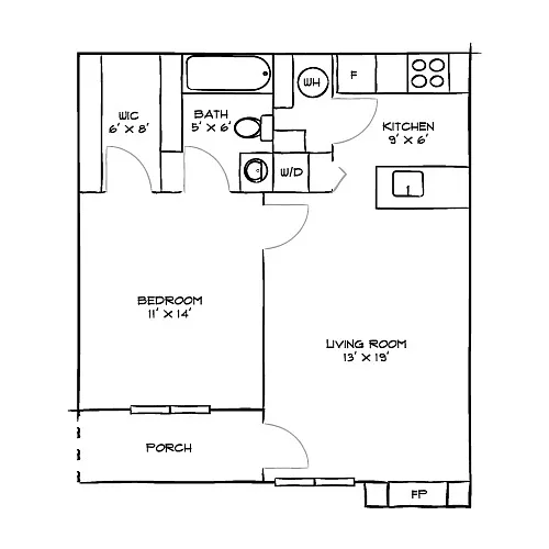 Floor plan Design 1A