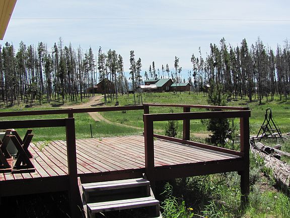 Deck overlooking Pond/Mts.