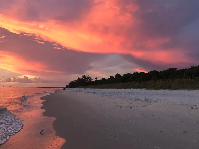 Nearby Wiggins Pass beach!
Nothing beats a Florida sunset!