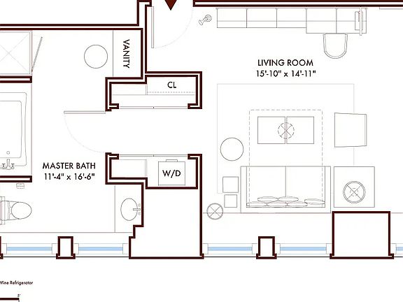 2nd image of 55 Wall St APT 615