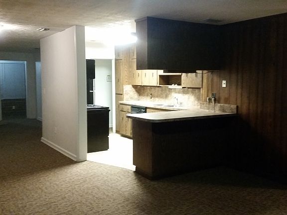 Dining, living rm. & kitchen