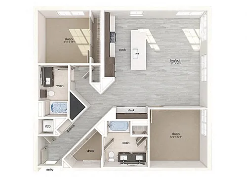 Floor plan B19