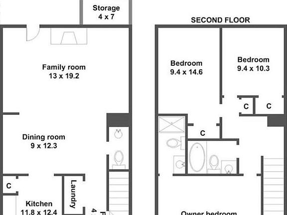 Floor plan (flipped)