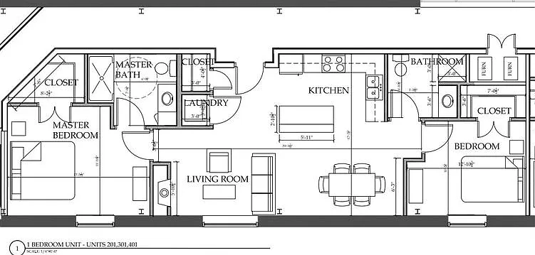 2 bed, 2.0 bath, 1051 sqft, $2,200 — Photo 3