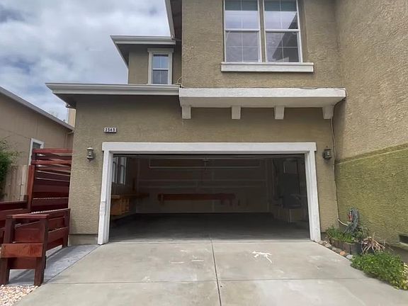 Driveway. Master Bedroom right above it.
