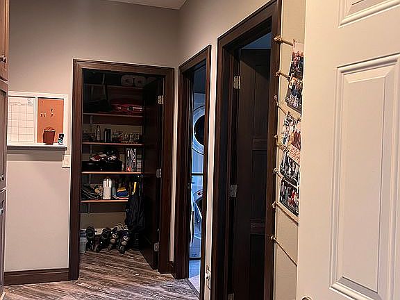Garage entrance to mudroom