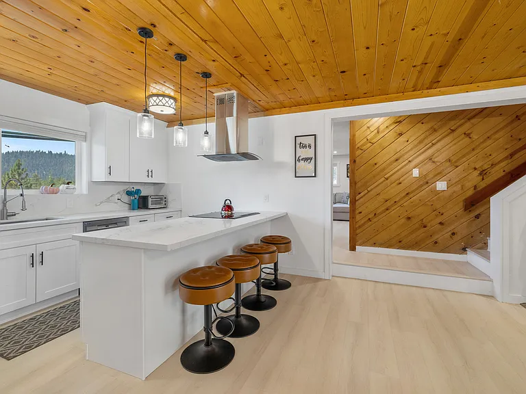 Remodeled modern kitchen.