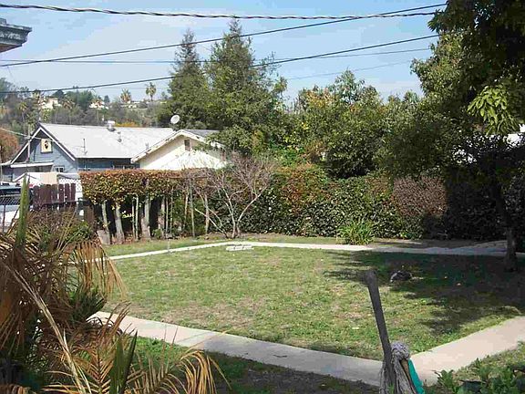 Back yard is spacious