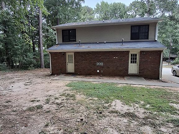 REAR OF HOUSE 
30 APRIL is on the right