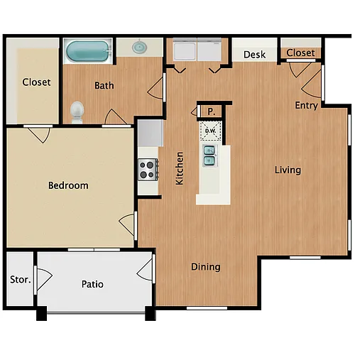 Floor plan A1-HC
