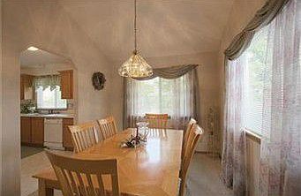 Cheery and bright formal dining room!