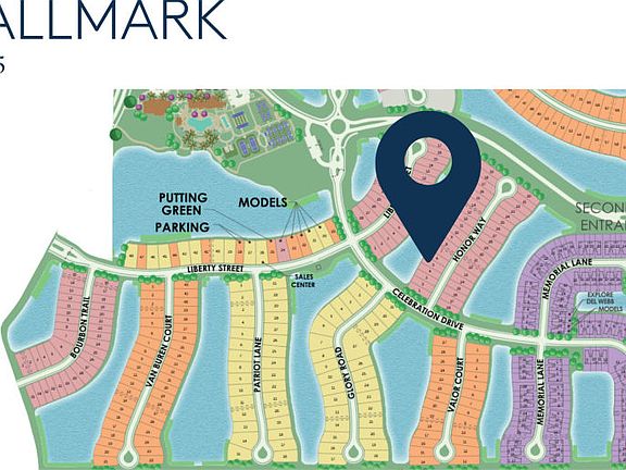 Location of this home within Del Webb Naples