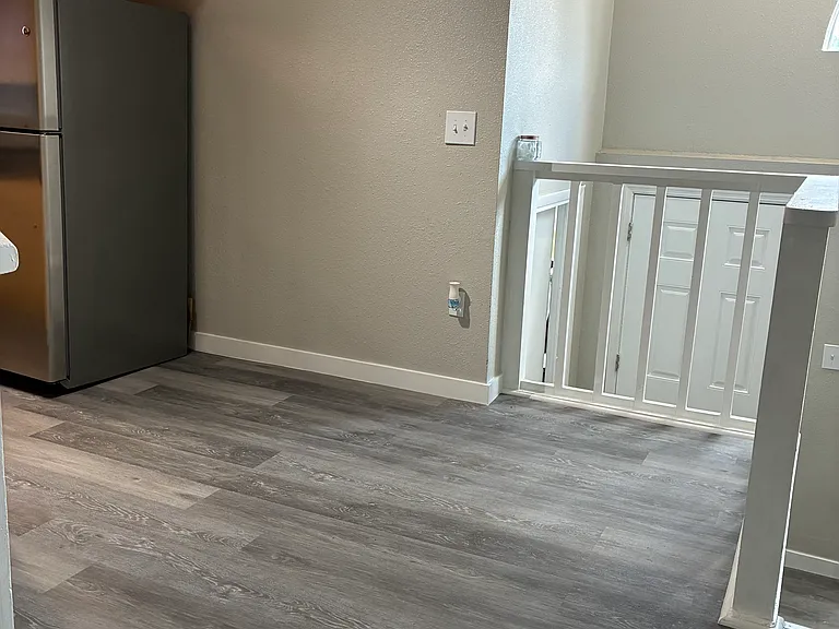 Lots of space to design your eat in kitchen.