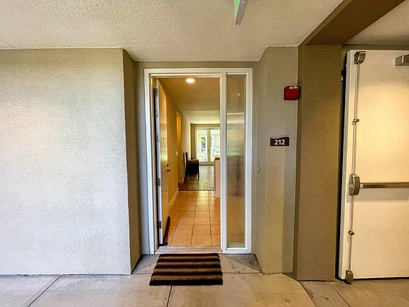 Front entrance to unit 212