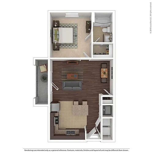 Floor plan A 1X1