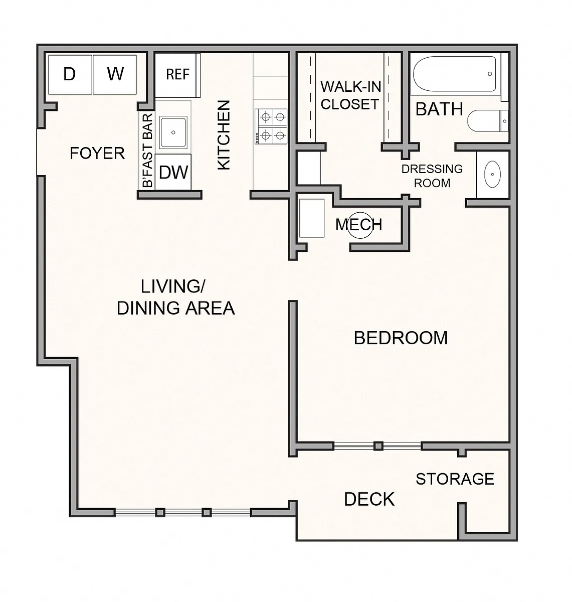 Floor plan The Magnolia