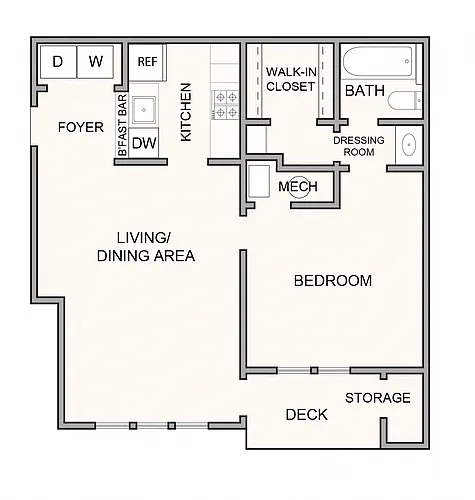 Floor plan The Magnolia