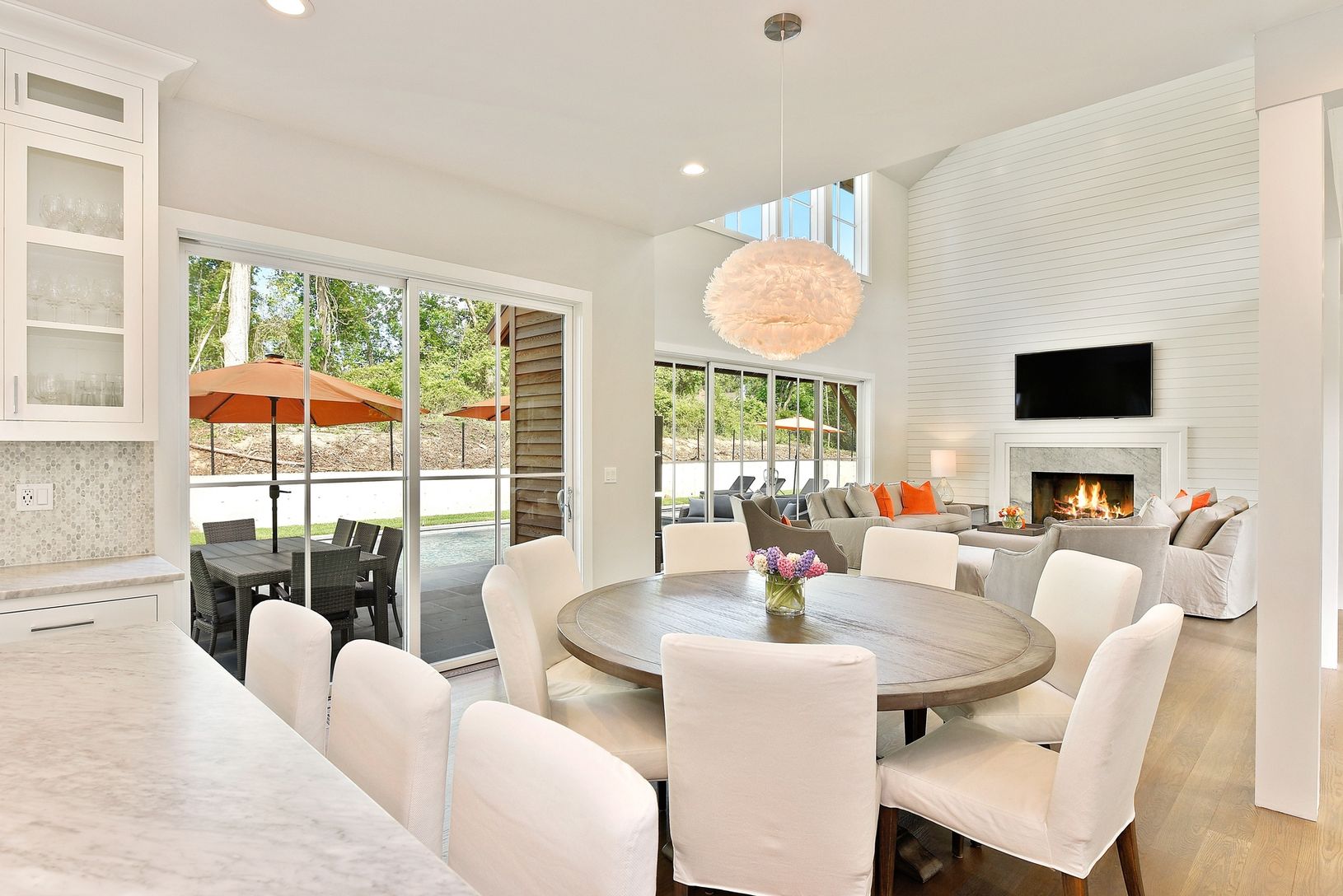  Great room ,wood burning Fireplace 