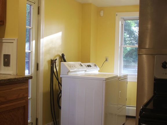 Laundry area off kitchen