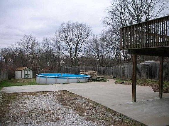 backyard patio and pool