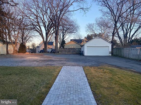 Stone walk way leading from parking area