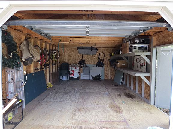 Inside Shed