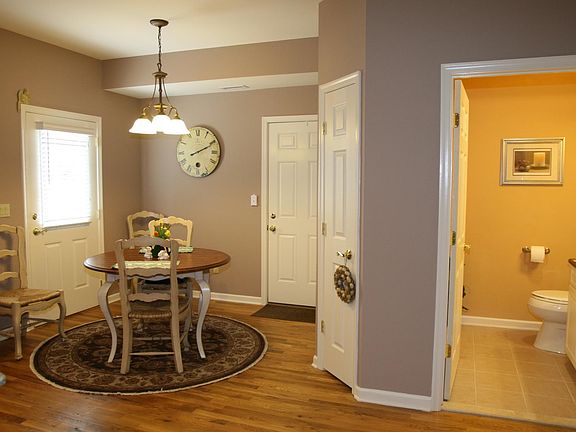 First floor dinette and powder room