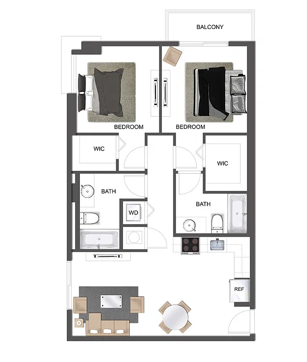 Floor plan B8
