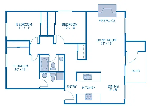 Floor plan 3A