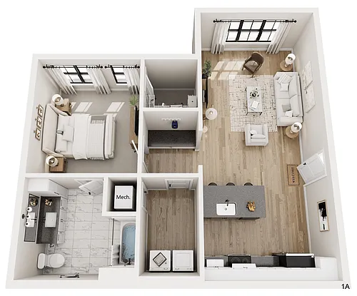 Floor plan 1A