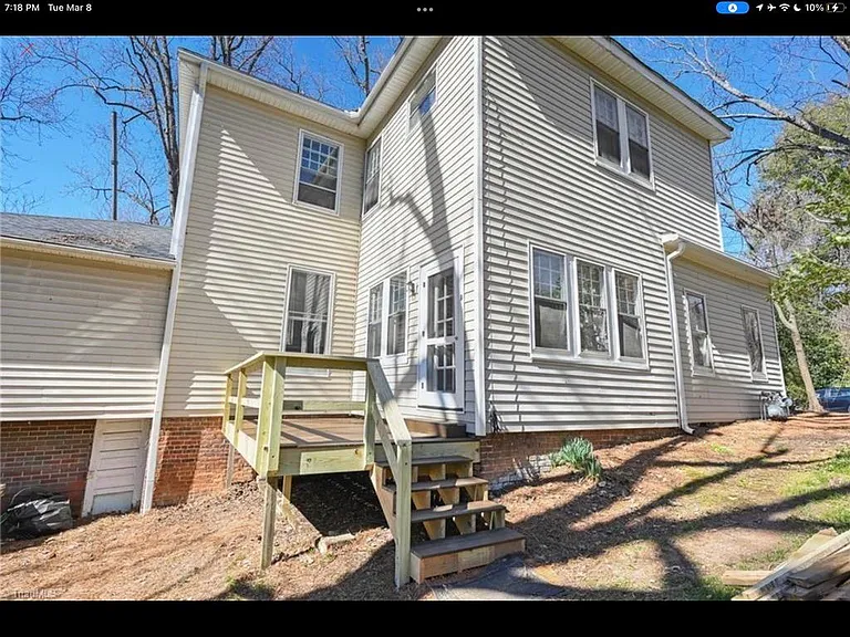 Apt B Entrance and Private Deck