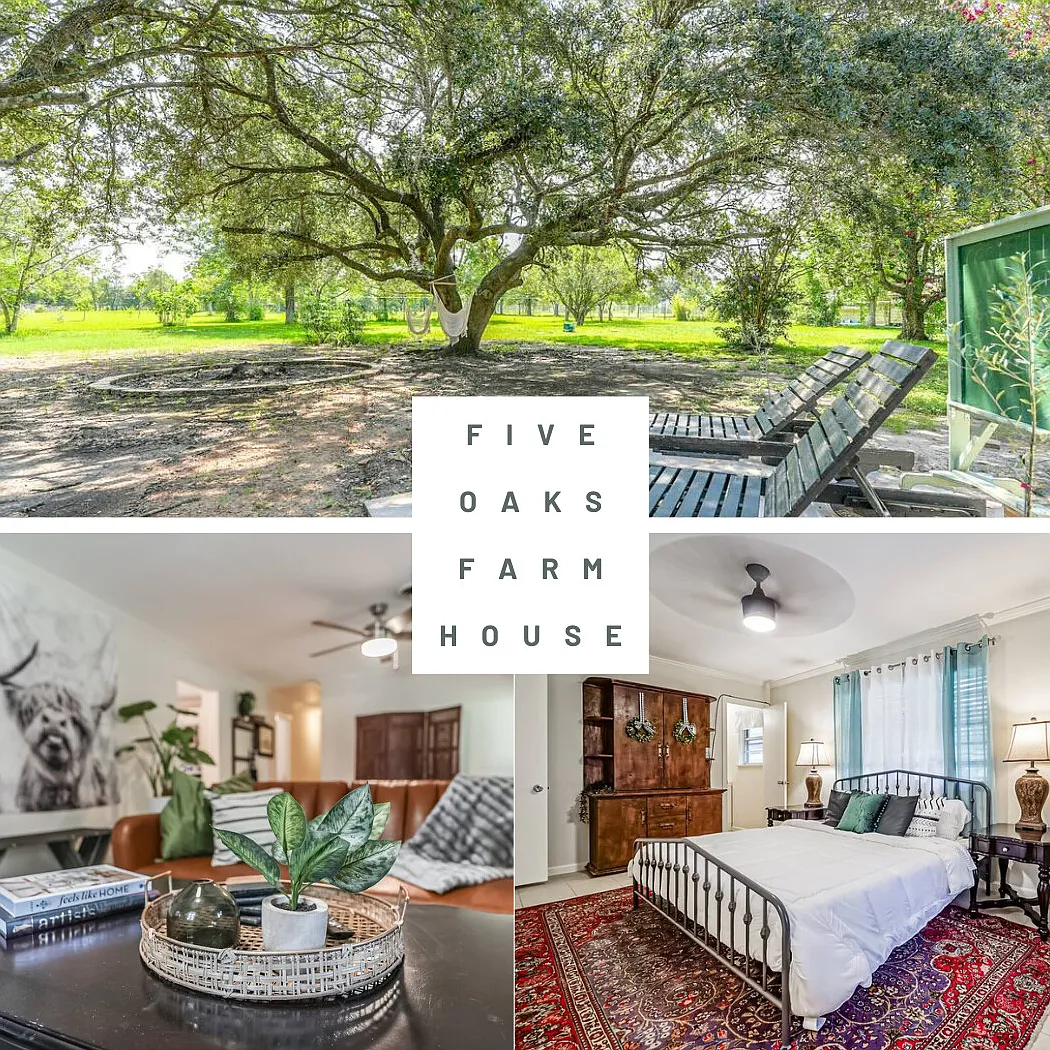 Five Oaks Farmhouse, Private Home on 2+ Acres — Photo 1