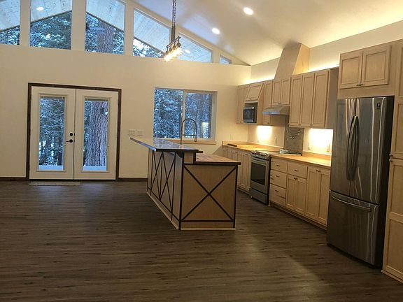 Kitchen with hard maple custom cabinets