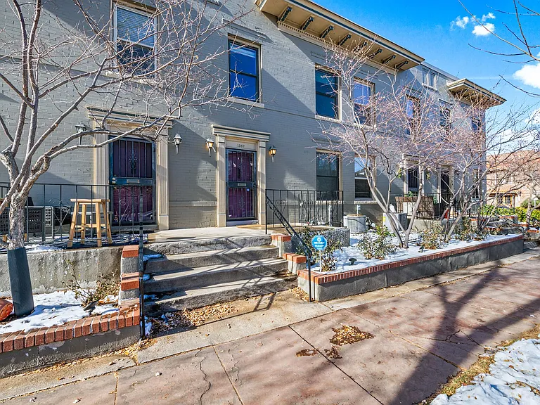 East-facing front porch.