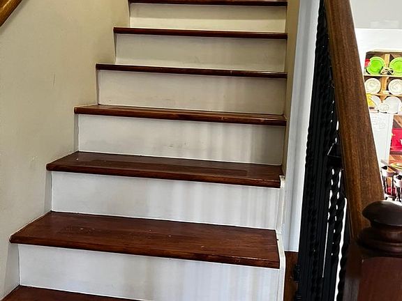 All hardwood stairs